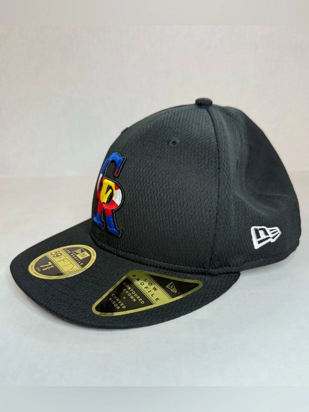 New Era Colorado Rockies Spring Training 59Fifty Fitted Hat Black 7 5/8 - Picture 2 of 6